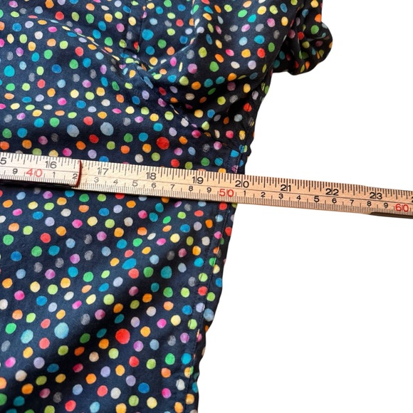 Bugatchi Men's Multicolor Polka Dot Shirt | Shaped Fit | Size L by measurements - Picture 11 of 14